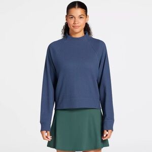 CALIA | Textured Long Sleeve Mock Neck Pullover (Women’s Golf)